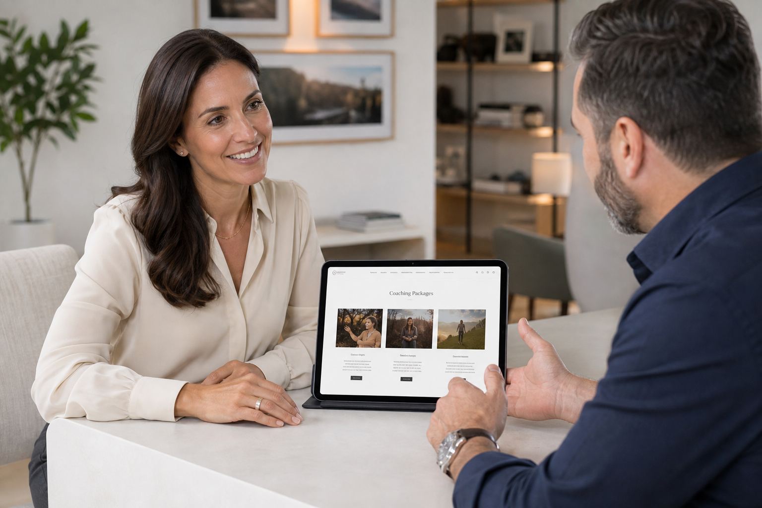 Coach and client