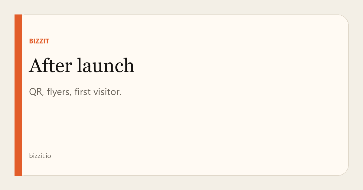 Update hours when they change — on the door, the site, and Google — Bizzit guide